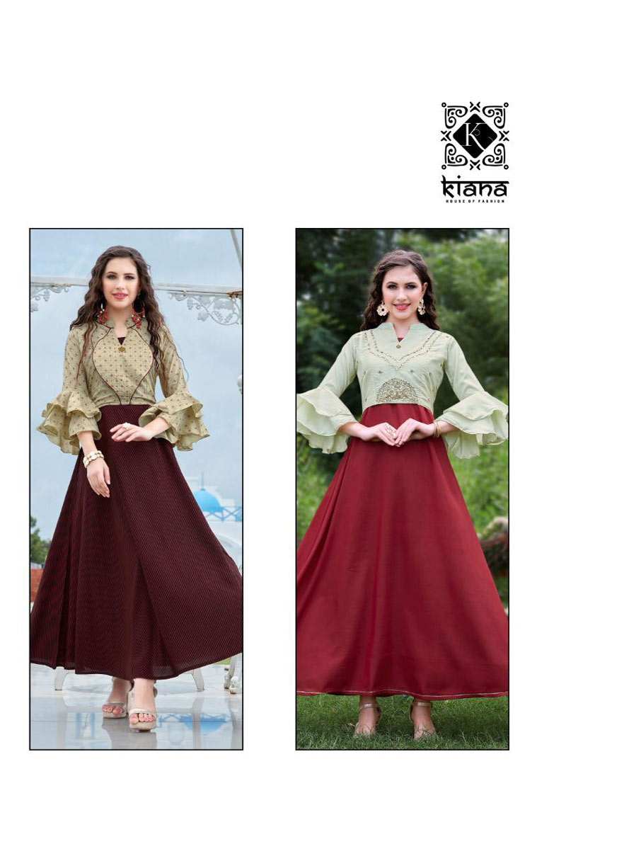 Crown Vol-2 Muslin Silk Round Kurtis Collection Crown Vol-2 Muslin Silk Round Kurtis Collection